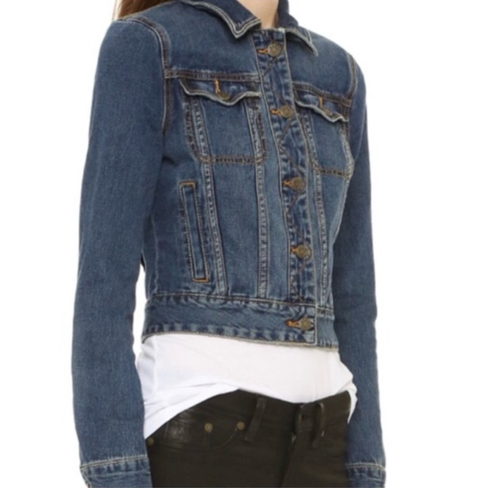 Free People Fitted Denim Jacket
